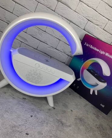 овальные динамики: 🛋️Google лампа 4 в 1 ✅Bluetooth колонка ✅Ночник ✅FM РАДИО