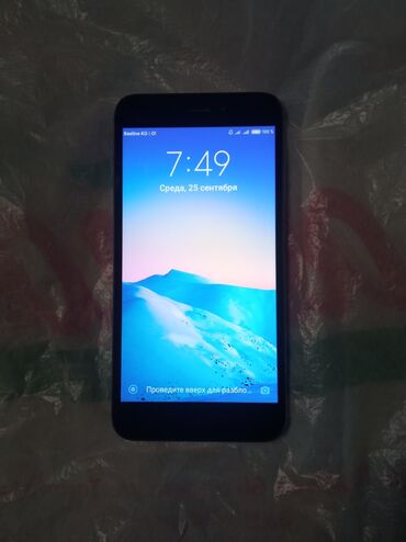 редим 9с: Xiaomi, Redmi 5A, Б/у, 16 ГБ, цвет - Серый, 2 SIM