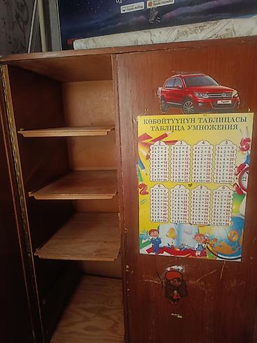 Эмерек: Шкафы, стол-книжка и трёхмесная кровать (комплект мебели) - — 4