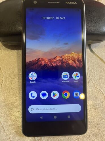 зарядка android: Nokia 3.1, цвет - Черный, Сенсорный