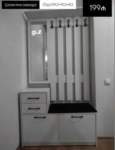 Divanlar: Yeni, Açılan, 2 qapılı Düz dolab, Dəhliz dolabı, Azərbaycan