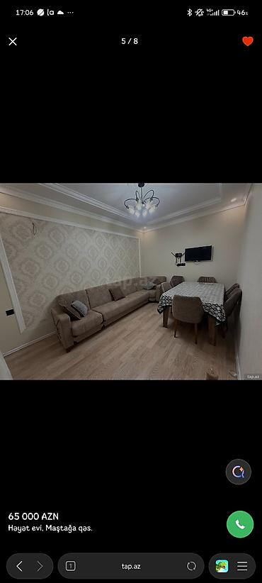 savalanda evler: Savalan 2 otaqlı, 56 kv. m, Kredit yoxdur, Yeni təmirli — 8