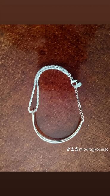 muski nakit novi sad: Adjustable bracelet, Material: Silver