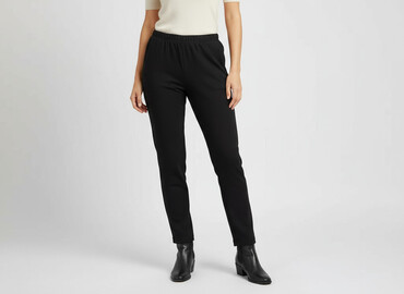 czarne spódnice dresowe: Material trousers for women, size S