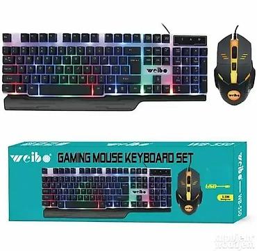 cena oled tv: Gejmerska Tastatura + Miš Weibo WB550 Proizvođač: Weibo Model: WB550 — 1