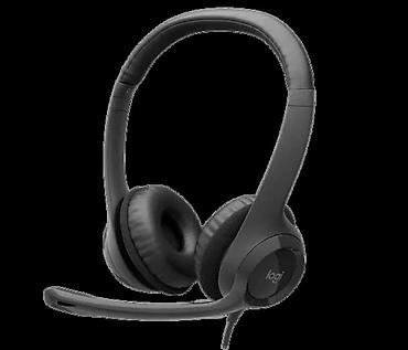 Elektronika: LOGITECH corded USB headset H390 EMEA black Bütün kateqoriyalar • — 1
