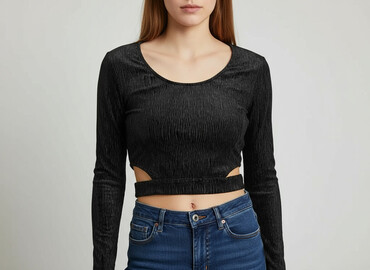 taco hemingway bez koszulki: Noisy May, Women`s top, size XS (EU 34)