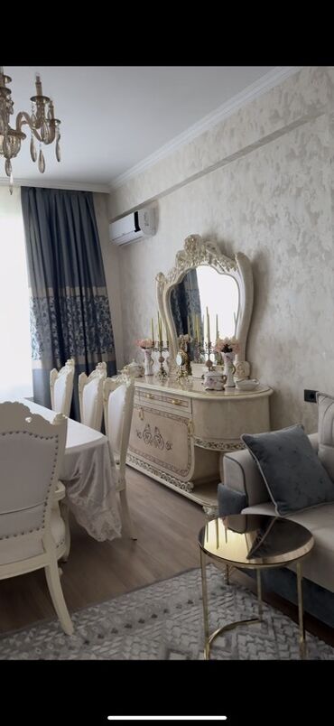 Masa və oturacaq dəstləri: Qonaq otağı üçün, Yeni, Açılan, 8 stul — 8