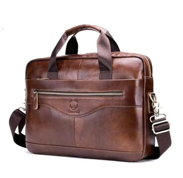 портфель для документов: Портфель, Новый, Материал: Натуральная кожа, Мужские