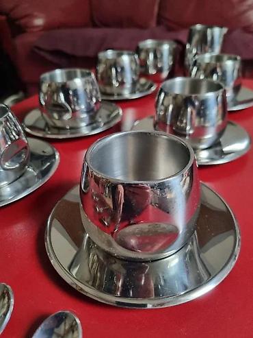 globus bife za pice: AMC ESPRESSO SET INOX 18/10 | Inox 18/10 dizajnerski set termo — 2