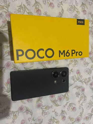 пассивное сетевое оборудование utepo: Poco M6 Pro, Б/у, 512 ГБ, цвет - Черный, 2 SIM
