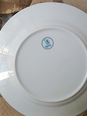 süfrə bəzəyi: Boşqablar, 1 əd, rəng - Ağ, Farfor — 2