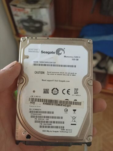 жесткие диски seagate: Накопитель, Б/у, Seagate, HDD, 512 ГБ, Для ноутбука