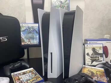 купить пс5 бишкек: PlayStation 5 в хорошем состоянии с комплектом игр и аксессуаров -