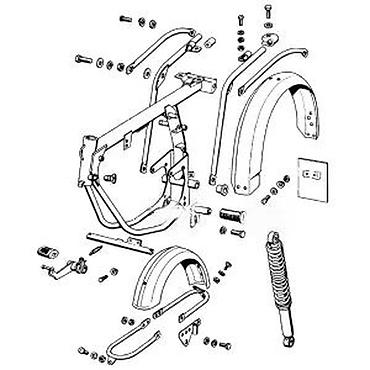 seat: Crni oslonac za noge za skuter ili motocikl. Izrađen je od metala sa — 9