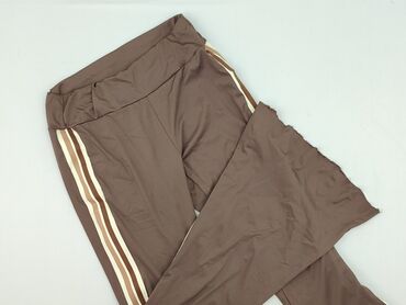 legginsy wyszczuplajace push up: Material trousers for women, size L