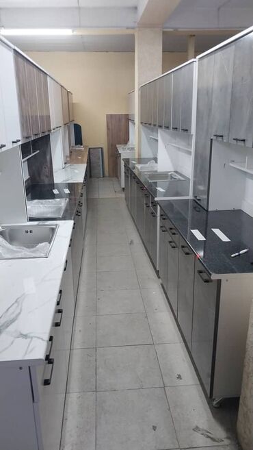 Кухонные гарнитуры: Кухонный гарнитур, Новый, цвет - Белый, ДСП, Платная доставка — 12