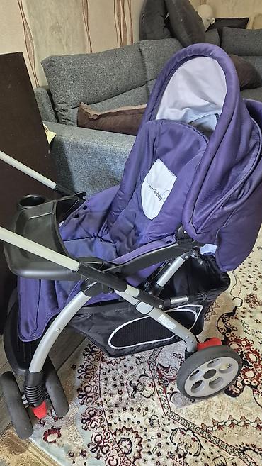 коляски goodbaby: Коляска, цвет - Фиолетовый, Б/у, Самовывоз — 3