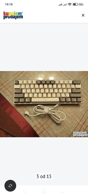 Tastature: Mala Redragon gejmerska tastatura za kompjuter
Ispravna, sa kablicem — 12