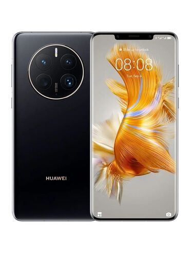 телефоны i mate: Huawei Mate 50 Pro, Б/у, 256 ГБ, цвет - Черный, 1 SIM, eSIM, 2 SIM