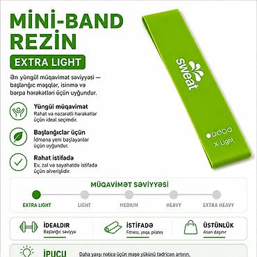 №: 5965 Məhsulun adı: Fitnes-rezin Sweat Extra Heavy, rezin, yaşıl