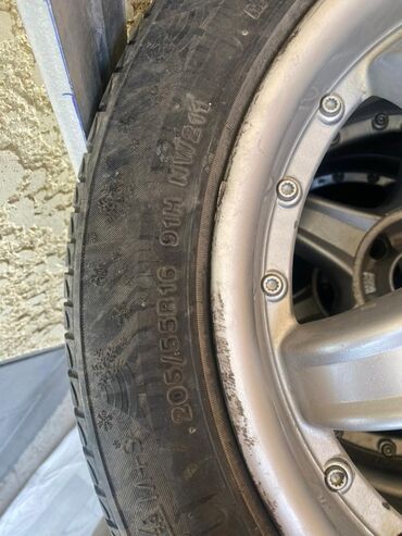 купить диски r16 на ауди а6 с5: Дөңгөлөктөр монтажда 205 / 55 / R 16, Кыш, Комплект, Куйма, тешиктери - 5