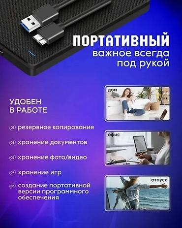 m1 м1: Срочно продаётся качественный внешний накопитель на 1 Тб (новый) — 4