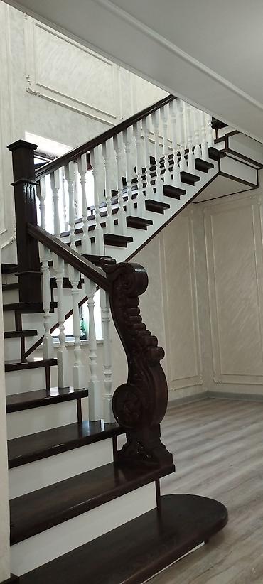 Деревянные лестницы: Деревянная лестница Для дома, Форма лестницы: Прямая, Стиль: Классический — 19