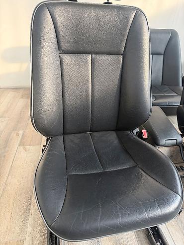 Сиденья: Продается на w210 салон черная кожа электро сидения дверные карты — 6