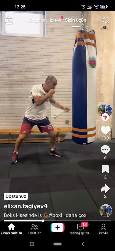 Dəbilqələr: Dəri zamenitel brezent materiallarından boks 🥊 kisələri sifariş qəbul