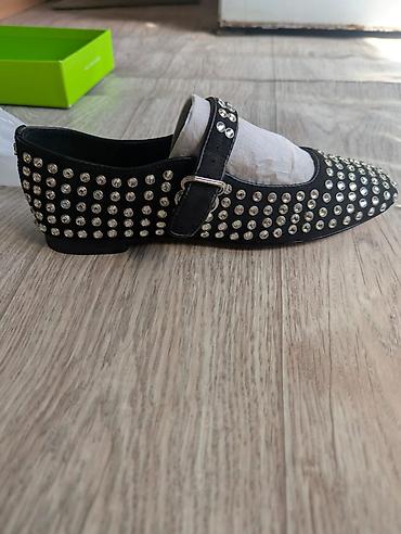 suede: Туфли, 38.5, Sam Edelman, Новый, цвет - Черный, Платная доставка — 3