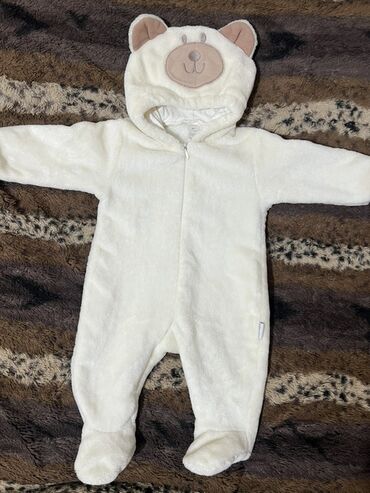 трендовые мишки с капюшоном: Теплый детский комбинезон с капюшоном «мишутка». - Цвет