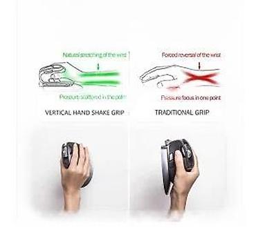 Kompjuterski miševi: Ergonomski vertikalni miš sa podesivom podrškom za dlan - Vertikalni — 18