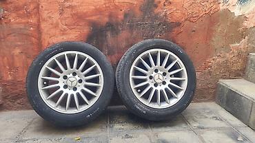 Disk təkərlər: Mercedes-Benz yüngül lehimli disk və şinlər dəsti.16 liq - Disklər — 2