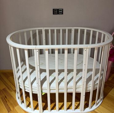 детская кровать трансформер: Oğlan və qız üçün, Beşik