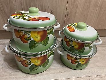 Кастрюли: НАБОР ЭМАЛИРОВАННЫХ КАСТРЮЛЬ “ДАРЫ ЛЕТА” ОТ “СТАЛЬЭМАЛЬ” МАТЕРИАЛЫ — 3