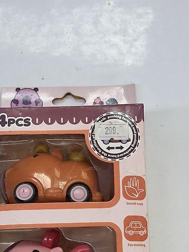 лапка антистрес: Набор игрушечных машинок Capy Bara Inertia Car — 4 шт. - Тип — 2