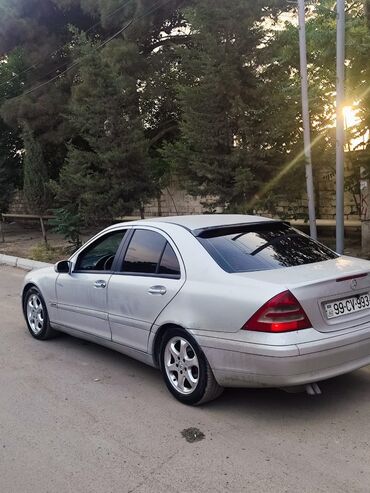 Mercedes-Benz: Mercedes-Benz C-Class (W203) sedan - Kuzov: 4 qapılı sedan, gümüşü — 8