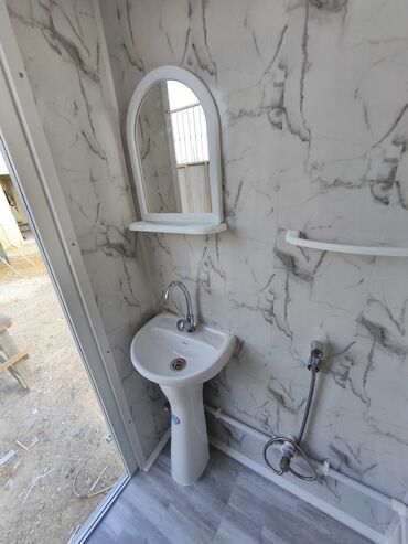 Digər santexnikalar: Portativ sanitar kabinə – tam komplektli unitazlı modul — 9