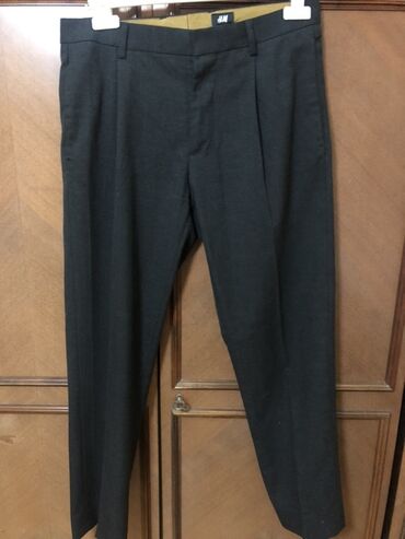 qaqa stili şalvar: Klassik Şalvar, H&M, 4XL, rəng - Boz