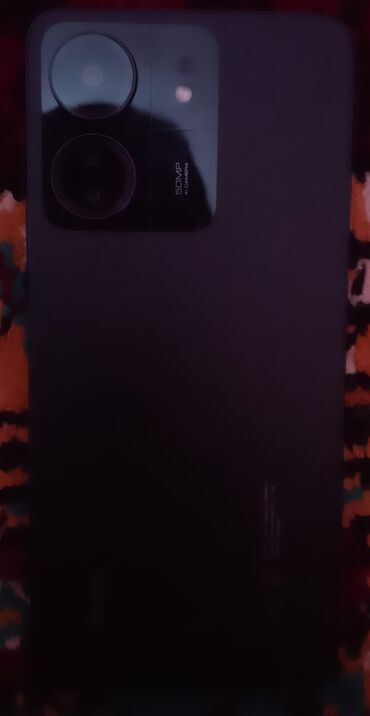 qara maska: Xiaomi Redmi 13C, 256 GB, rəng - Qara, 
 Barmaq izi, İki sim kartlı, Sənədlərlə