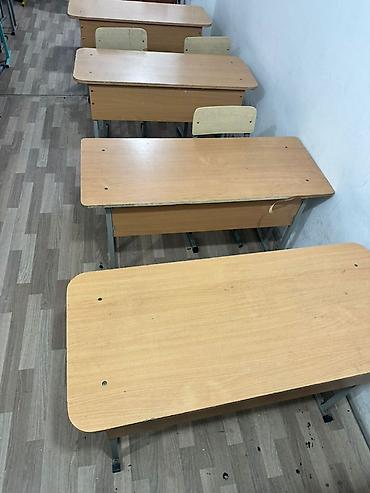 школьники сливы: Комплект парты и стула, Б/у, Самовывоз — 2