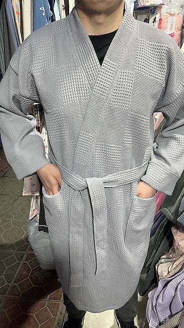 Домашние костюмы: Мужской банный халат ✨ 💯 хлопок | M L XL 2XL 3XL 4XL 0-2500 сом — 23