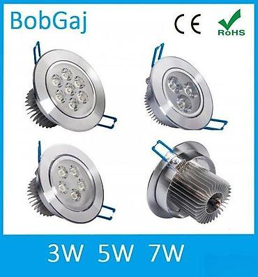 din 2690: Alu Rozetna Led 12x1W 4200k 6000k. fi-65/80mm 3x1W 299rsd fi-65/82mm — 6