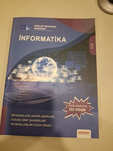 informatika test toplusu: İnformatika 11-ci sinif, 2023 il, Ünvandan götürmə