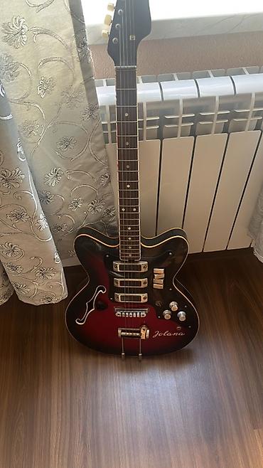 Спорт и хобби: Məhsul: Jolana yarım-hollow elektrik gitara Xüsusiyyətlər: - Korpus — 1