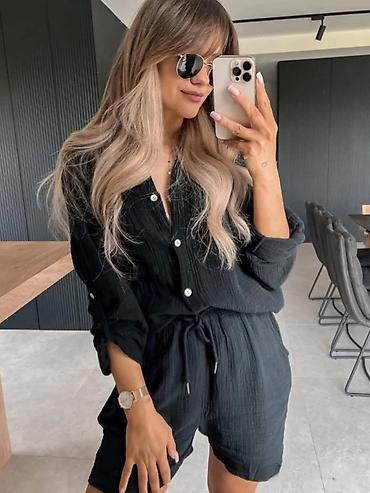 Kompleti: Komplet košulja i šorc - Dvodijelni set: široka košulja na dugmad i — 7