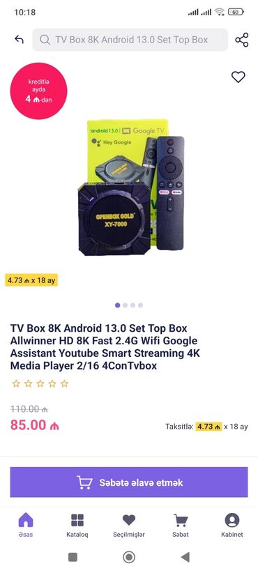 Smart TV bokslar: Smart TV boks TV box — 5