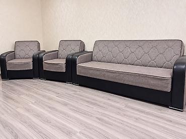 Qonaq otağı üçün 3-lü dəst: 1 divan + 2 kreslo Emnawood firmsı