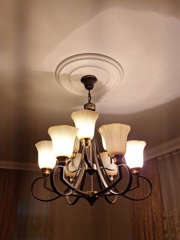 продать ковер бу: Çılçıraq, 8 lampa, Metal